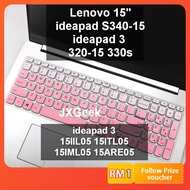Lenovo Keyboard Cover Lenovo IdeaPad 330 330s 15'' ideapad 3 Slim 3 15ITL05 15IIL05 15IML05 15ARE05 S340-15IIL 340C-15IWL ideapad 320-15IKB L340 Gaming 330C 15 inch Soft Silicone TPU Keyboard Protector