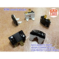 【 PIN  】【Overload】 4TM Terminals Refrigerator Freezer FRIDGE Thermal Protective Compressor PTC Start
