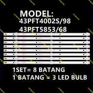 PHILIPS 43PFT4002S/98 / 43PFT5853/68 TV LED BACKLIGHT BAR / READY STOCK (43PFT4002 / 43PFT4002S / 43