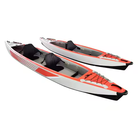 3m 4m Size Drop Stitch Inflatable Kayak Boat Fishing Canoe Kayak for Ocean Water Paddle Kayak