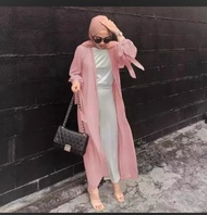 Outer panjang 6 ukuran m l xl xxl  3xl 4xl/mahira outer/outer wanita/ cardigan