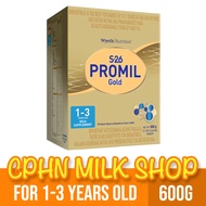 S-26 PROMIL GOLD THREE 600g for 1-3 Years Old Milk Supplement