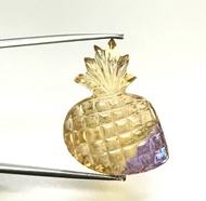 Ametrine Pineapple Carving
