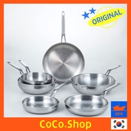 [finnilo] Stainless steel 5-layers induction wok pan - Shipping by ship