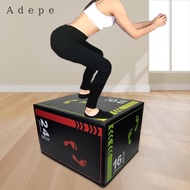 Adepe Plyometric Jumping Box Portable Plyometric Box for Jumping Home Gym Workout
