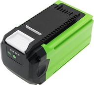 ZEEKAY Compatible with Battery Greenworks GWG40B2, GWG40B4, 5108402AZ, Axial Blower 5000mAh