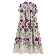 XITAO Dress Women Casual Print Dress