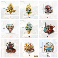 [Magnet] Designer Refrigerator Magnets - Eastern European Countries: Türkiye/Georgia/Estonia/Armenia