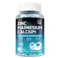 ISNIH Calcium Magnesium Zinc Gummies อาหารเสริมแคลเซียม แมกนีเซียม สังกะสี ช่วยให้กระดูกและฟันแข็งแร