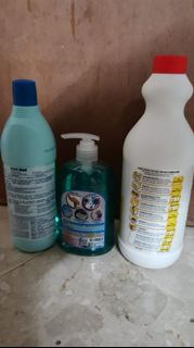 漂白水 bleach 消毒梘液 洗手 soap 清潔 cleaning
