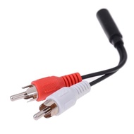 Dedicated 3.5mm to 2rca 2-in-1 Audio Converter Cable
