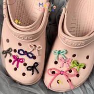 Jibbitz Crocs, Accessories, Sandal pin decoration, charms, Flower Ribbon Beads