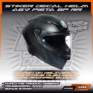 AGV PISTA GP RR HELMET DECAL STICKER HELMET MOTORCYCLE
