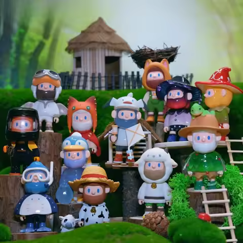 FARMER BOB 9 Generation Encounter in The Wild Series Blind Box Action Figures Toys Cartoon Tabletop 