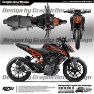 Decal KTM Duke v2 200 250 390 (full decal) GD2Online