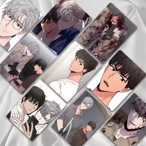 50 & 55 Pcs Korean Manga Laser Lomo Card Ilay Riegrow, Jeong Taeui Holographic Photo Cards Cosplay G