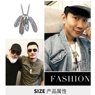 1 Piece Four Feather necklace accessories for jewelry pendant for making jewelry gifts worn by JJ Li