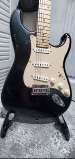 Squier Stratocaster Electric Guitar Black by Fender