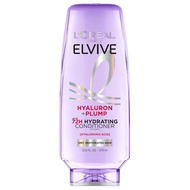 L'Oreal Paris Elvive Hyaluron Plump Hydrating Conditioner for Dehydrated, Dry Hair Infused with Hyal