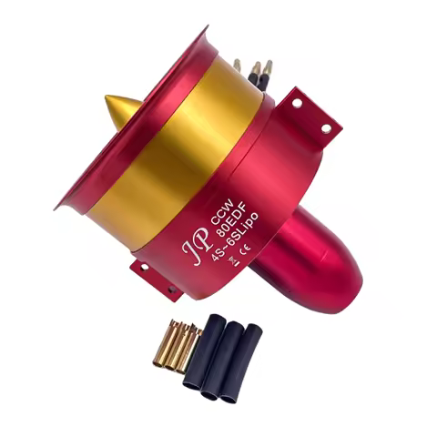 JP 70mm JP 80mm all-metal EDF JP Metal Ducted 70mm 80mm Fan EDF Set Parts 12 Blade Motor Electric fo