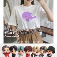 ๑✐BTS Tinytan Whale Tshirt - Dream On Shirt