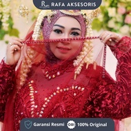 Bridal Slayer, bridal veil,/ veil, bridal veil, bridal hijab (maroon only)