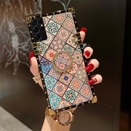 YJD Case For Samsung S21 Ultra S21+ S21FE S20 Ultra S20+ S20FE Chinese Style Diamonds Ring Blue Ray Shockproof Phone Case