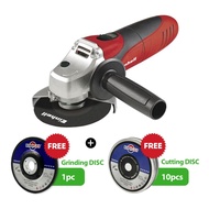 Einhell Corded Angle Grinder TC-AG 115 [FREE 1pc Grinding DISC and 10pcs Cutting DISC] [1 Year Warra