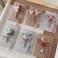 【乾燥花卡片】手工卡片 手寫 婚禮小物 生日禮物 附贈精緻禮盒