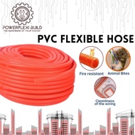 ORANGE Flexible Hose PVC (1/2" , 3/4" , 1") PER METER II POWER FLEXI BUILD