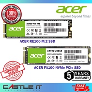 Acer SSD 128GB 256GB 500GB 512GB 1TB 2TB FA100 FA200 GEN 3X4 NVME GEN3 / GEN4 M.2 PCIE 2280 Storage 