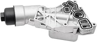 ATATQW 11428585235 Aluminum Engine Oil Filter Housing Cooler 11428511391 Compatible for BMW/Mini/Coo