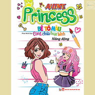 Sách - Bé tô màu Princees Anime - Năng động (VT)
