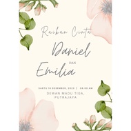 Video Kad Kahwin Digital: DESIGN 9-E-Kad Video Undangan Perkahwinan/ Pertunangan / Akikah - E-Card W