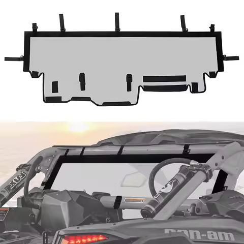 For Can-am Maverick X3 Max Turbo R RR 4x4 XMR XDS XRC XRS X DS RS 715006387 Clear Rear Windshield Ne