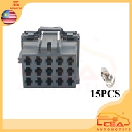 1PCS 15PIN 8-968973-2 TE CONNECTIVITY AMP MCP 2.8 AUTOMOTIVE CONNECTOR SOCKET 15pin