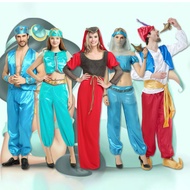 Aladdin Adult Magic Lamp Women Costume  Princess Jasmine Halloween Stage Cosplay Costume