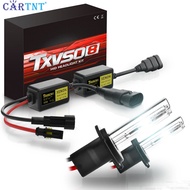 CarTnT 2ชิ้น Xenon H7 H11 55W 12V ไฟหน้ารถ HID ชุด H1 H3 H4 H8 9004 9005 HB3 9006 9012 3000K 4300K 5