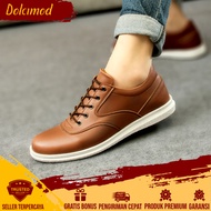 DOLCIMOD - Sepatu Sneakers Pria Kekinian Import Casual Terbaru Kulit Pu Leather Kets Wanita Gaul Imp