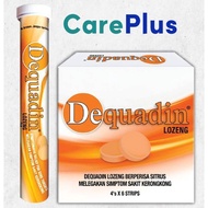 DEQUADIN CITRUS LOZENGES BOX 6X4S 6S | LOZENGES TUBE 24S 24'S (EXP:04/2027)