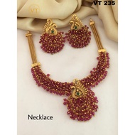 Indian matt finish jewellery set