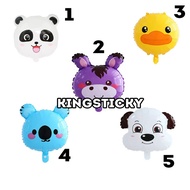 Kingsticky - Animal Head Foil Balloons | Animal Animal
