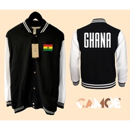 Varsity World Cup Baseball Jacket World Cup Ghana flag