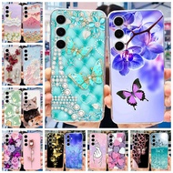 For Phone Case Samsung Galaxy A90 5G Cover Lovely Butterfly Soft TPU Silicone Cover For Samsung A90 