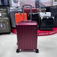 ELLE行李箱 皇冠系列 輕旅時尚 防爆、抗刮、耐衝撞 行李箱 20吋小箱-胭脂紅