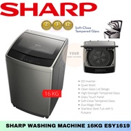 SHARP 16KG Fully Auto Top Load Inverter Washing Machine ESY1619 Washing Machine Mesin Basuh