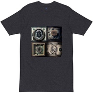 Men's cotton T-shirt Digital-Fiat Currency T-Shirt - Charcoal Heather - 3XL
