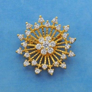 [BH5023] Keronsang Zhulian / Gold Plated Brooch Jewellery