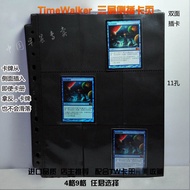 TimeWalker 9-Slot Live Page Card Page Triple Layer Double Side for Baseball Cards One Piece Magic th