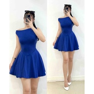 Luna Off shoulder Double Lining Slim fit Dress Off Shoulder Dress